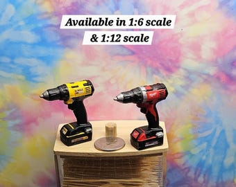 Mini Drill, 1:6 scale, 1/12 scale, READ DESCRIPTION