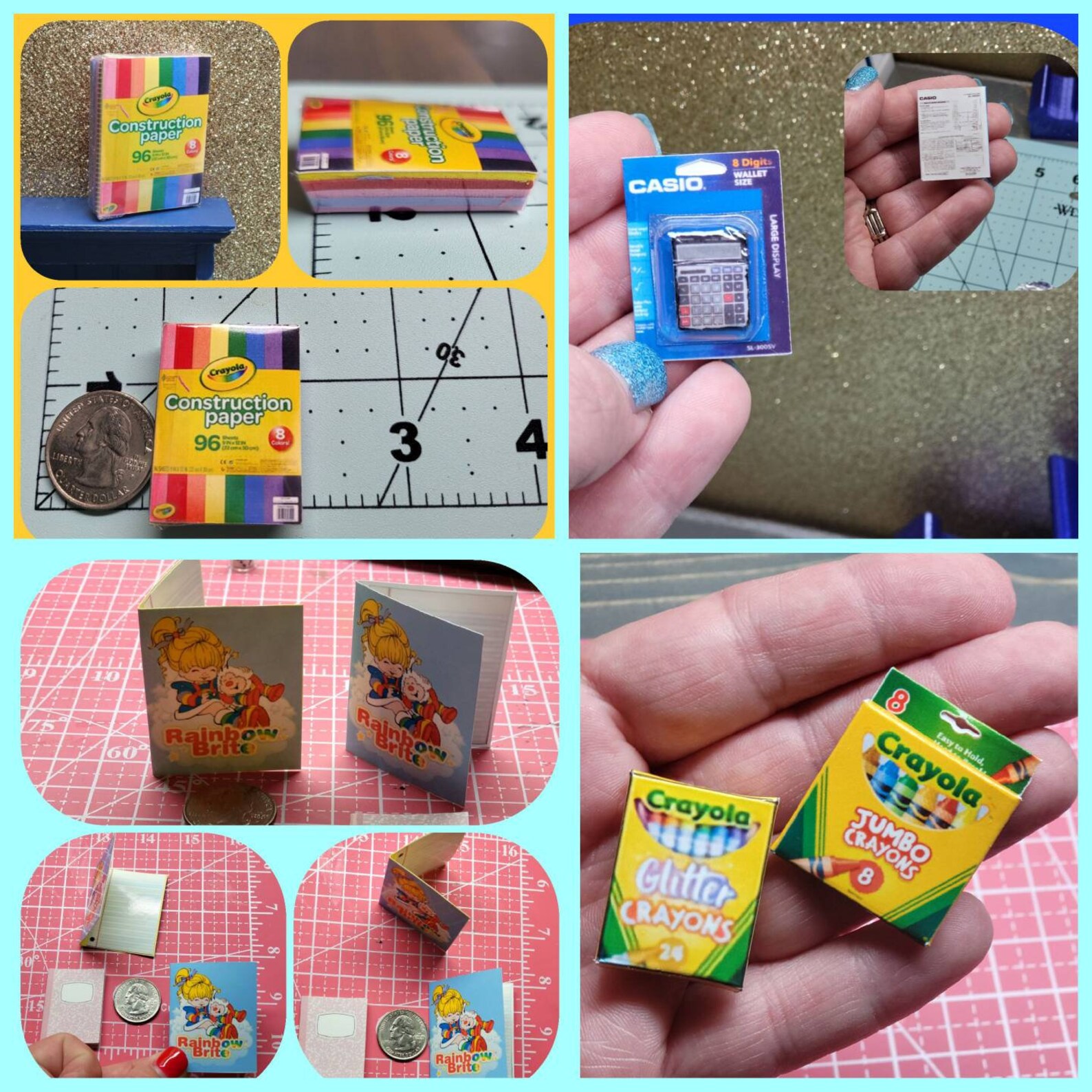 Mini post its mini hp books mini markers mini chalk mini etsy