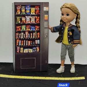 Mini Vending Machine PROP, 1:12 scale, READ DESCRIPTION
