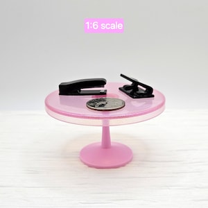 Mini Stapler, Mini Paper Punch, (Set of 2) Doll house display, 1:6 scale
