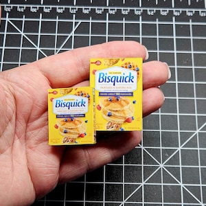Mini Bisquick Box (plastic prop)