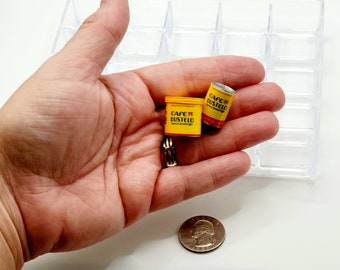 Miniature Cafe Bustelo Cannister, Mini Coffee can