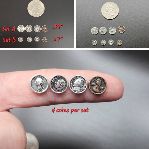 Miniature Coins Etsy