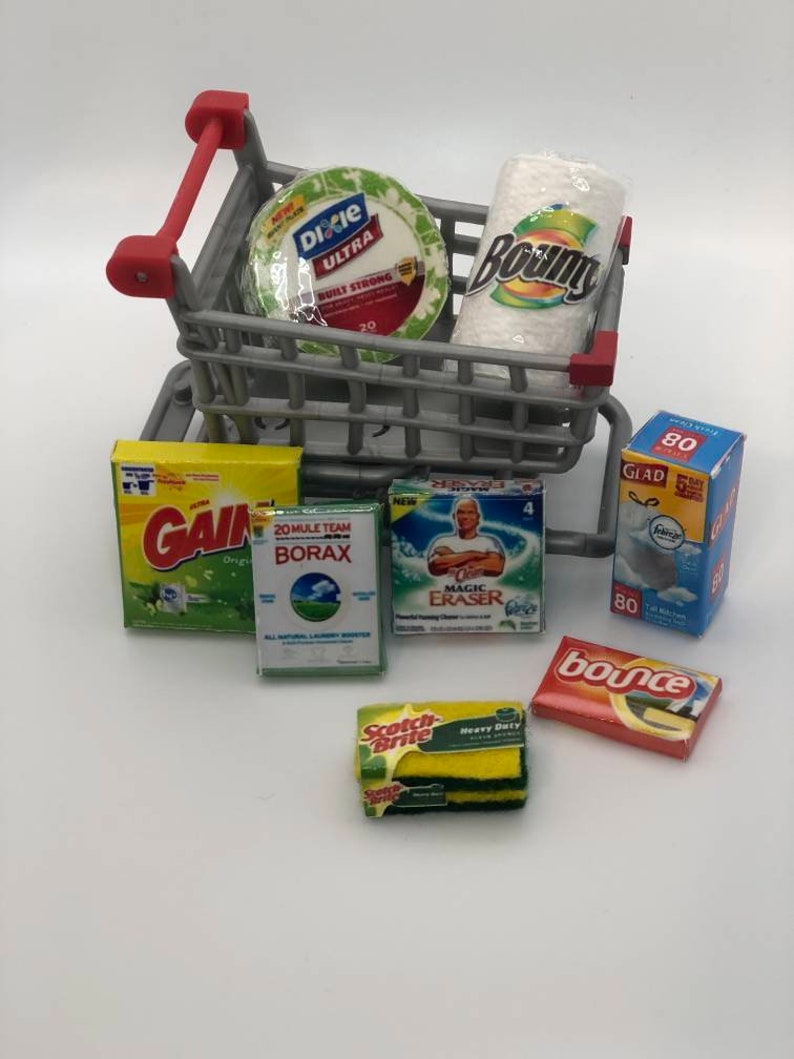 Mini Cleaning Supplies Mini Foil Mini Paper Towels Mini Etsy