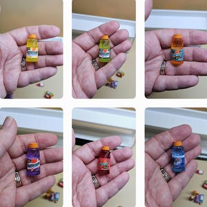 Mini Gatorade Bottle, Dollhouse prop immagine 4