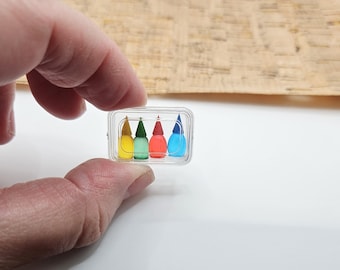 Mini Food Color Set, Mini Egg Dye Set, 1:6 scale