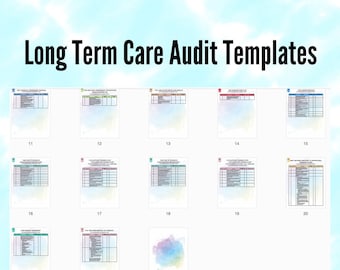 LTC Survey Audit Book