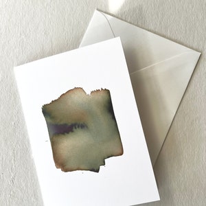 Greeting Card with Envelope Natural Ink 4.13 x 5.83 Blank