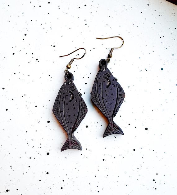Alaskan Halibut Wooden Earrings, Fishing, Fish Earrings, Fishing Lures, Alaska Made, Gifts for Her - Etsy Alaskan Halibut Wooden Earrings, Fishing, Fish Earrings, Fishing Lures, Alaska Made, Gifts for Her - Etsy