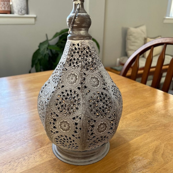 Moroccan Table Lantern | Table Lamp | Table top and Garden Lantern | Home Decor