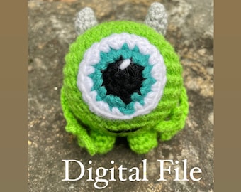 CROCHET PATTERN for little monster Mike
