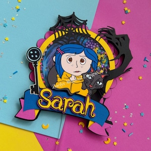 Coraline caketopper