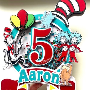 Dr. Seuss caketopper
