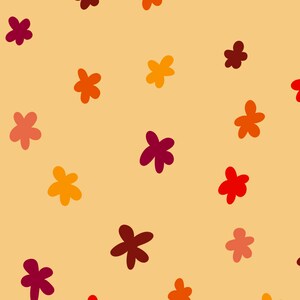 Multicolored flowers digital download, printable flowers