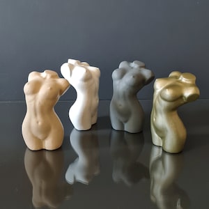 Female sculpture, Woman body sculpture, Female figurine 1pc, curved figure, woman statue