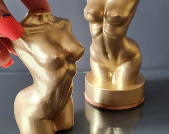 Fleabag sculpture, Woman body sculpture 1pc, Female figurine, Replica Fleabag "Mother" sculpture , Fleabag, Sculpture, Gold bust Fleabag