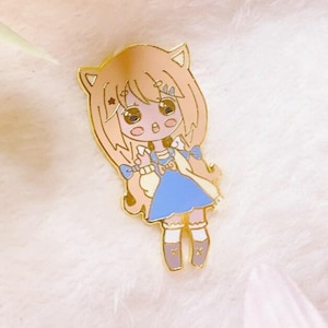Enamel Pin - Neko | Enamel Pin Anime | Enamel Pin Cat | Hard Enamel Pin | Enamel Pin Kawaii | Enamel Pin Cute