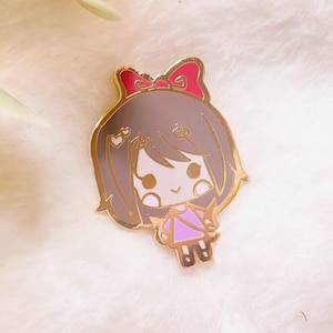 Enamel Pin - Anime Witch | Enamel Pin Anime | Hard Enamel Pin | Enamel Pin Kawaii | Enamel Pin Cute