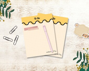 BTS Butter Notepad, Kpop Memo Pad, Cute Stationery Pad, Desk Notes List Pad, Gift for BTS Fan