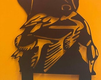 Working Dog Garden Art Sign