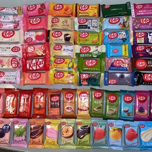 Japanese KitKats Exclusive and Limited Edition Rainbow Assortment (30 Pieces)
