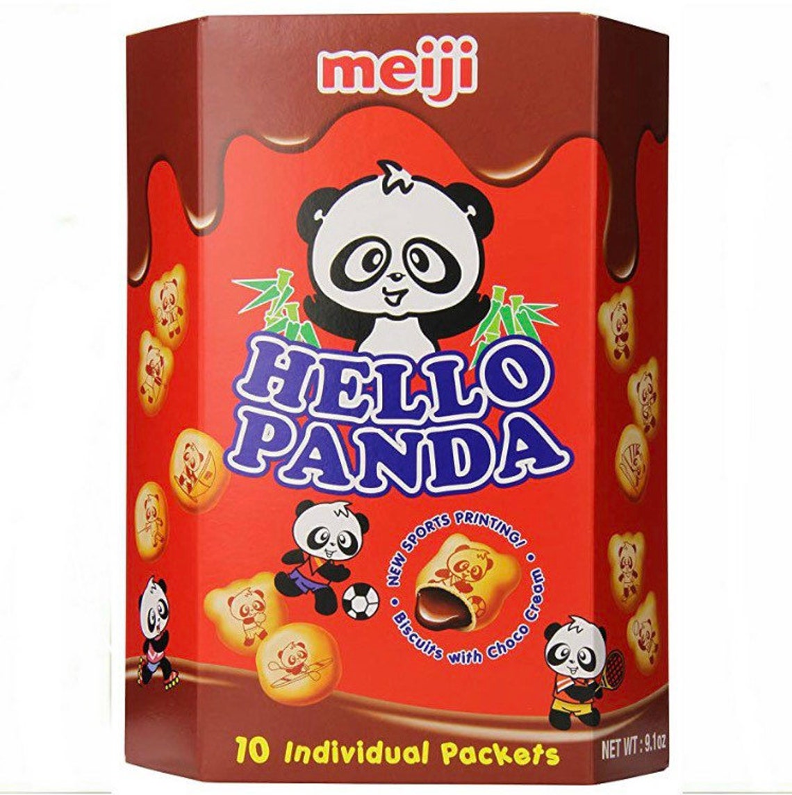 Japanese MEIJI Hello Panda Cookies Chocolate Flavor Family Etsy
