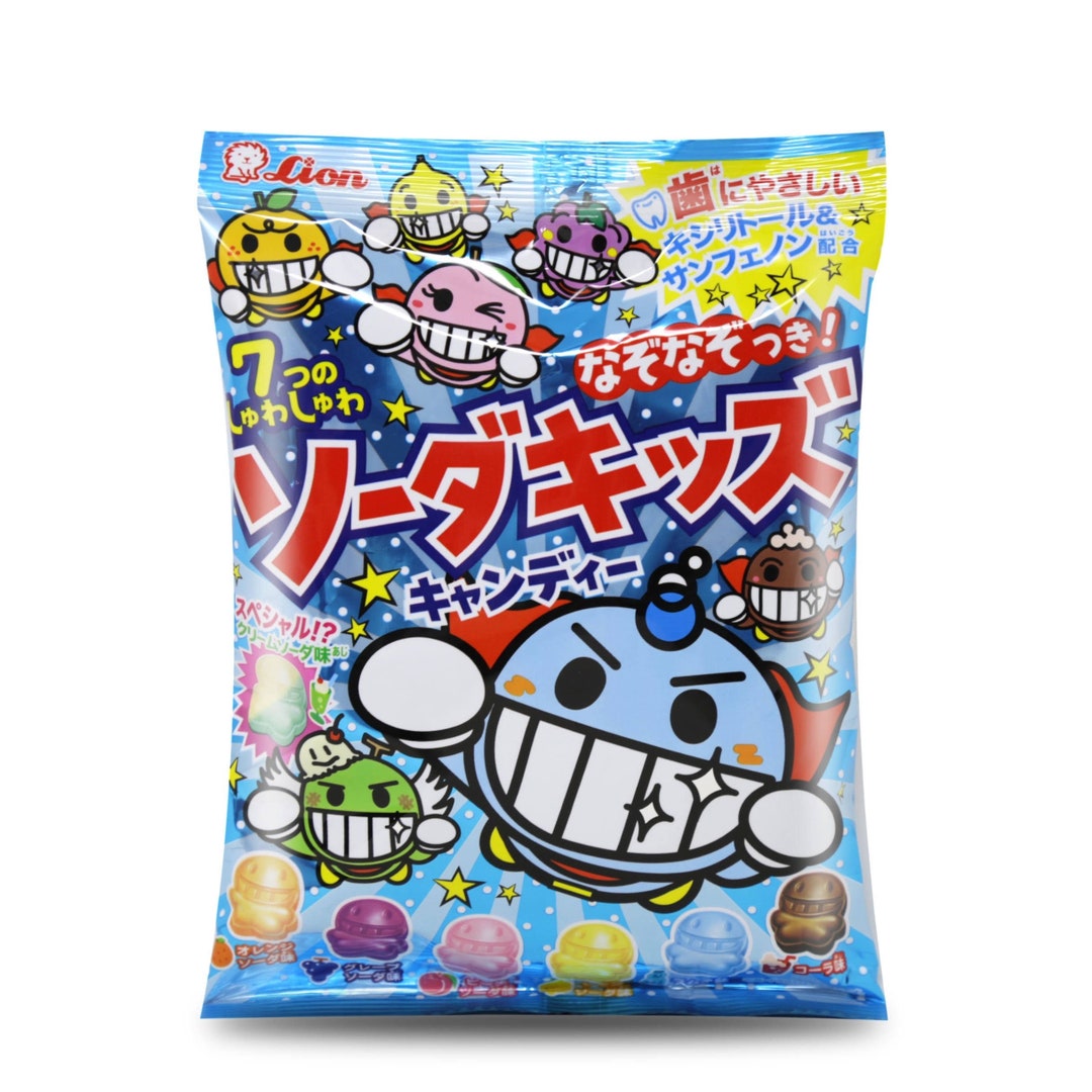 Japanese Lion Soda Candy 1 Full Bag Etsy
