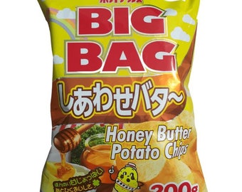 Calbee Honey Butter Potato Chips Family Size Bag 200g