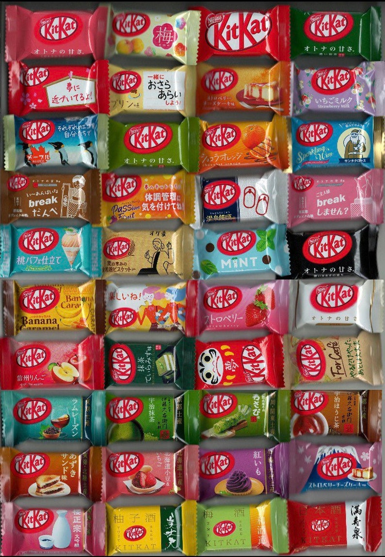 Japanese KitKats Exclusive and Limited Edition 15 Piece Assorted Flavors w/ a Free Candy Gift Super Fast Shipping image 1