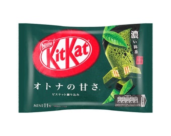NEW Japanese Kitkat Matcha Latte Flavor 1 Bag 11 Individually Wrapped ...