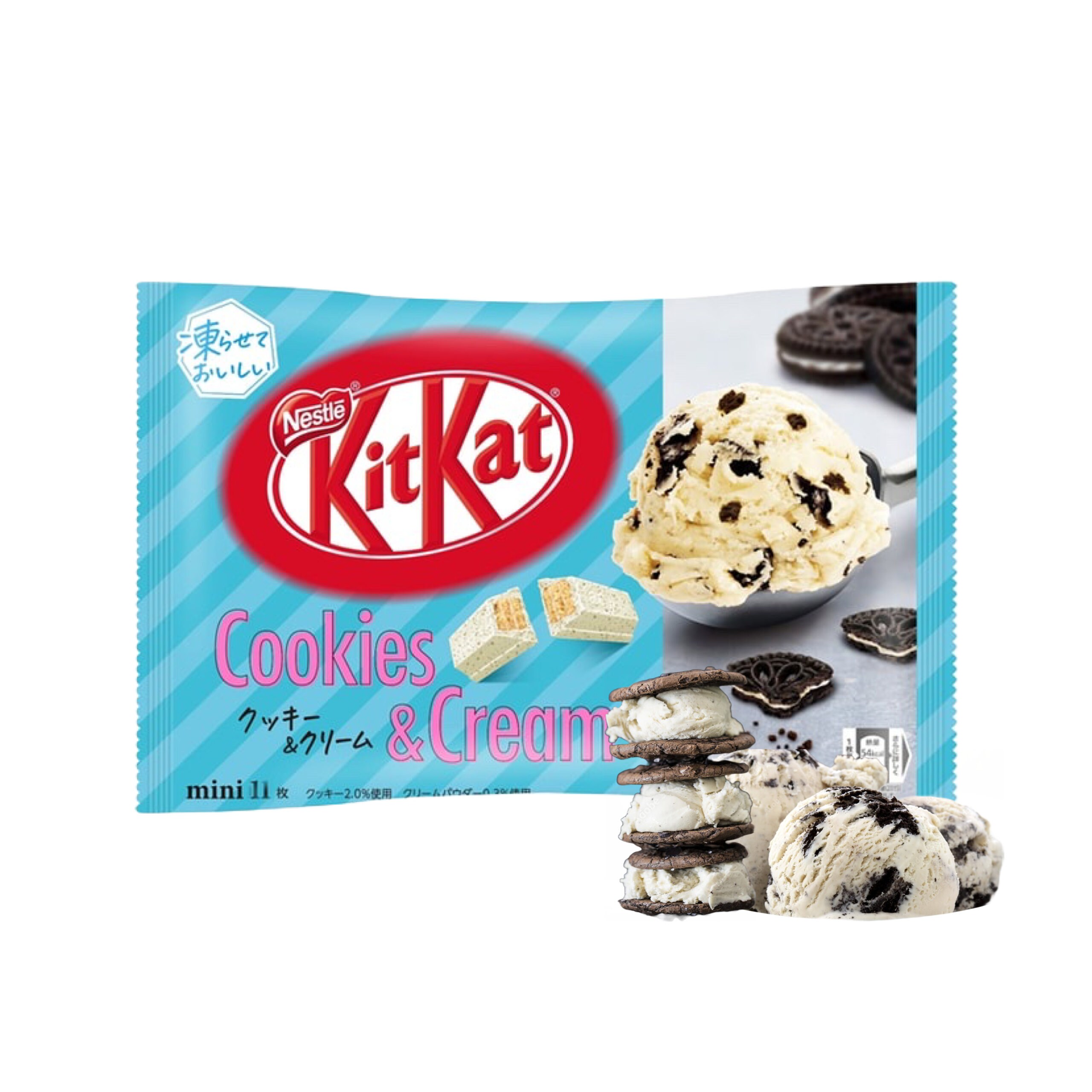 NEW Japanese Kitkat Cookies Cream Flavor 1 Bag 13 Individually