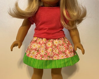 Doll skirt - 18 inch doll skirt