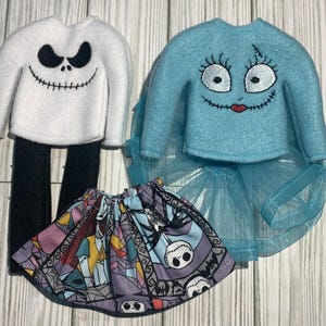 Elf sweater - Elf clothes - 12 inch doll clothes