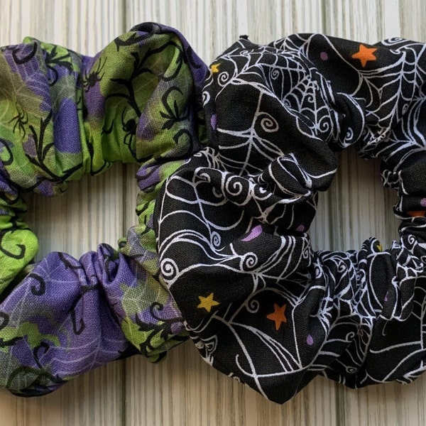 Halloween scrunchies - Fall scrunchies - Halloween hair accessories -