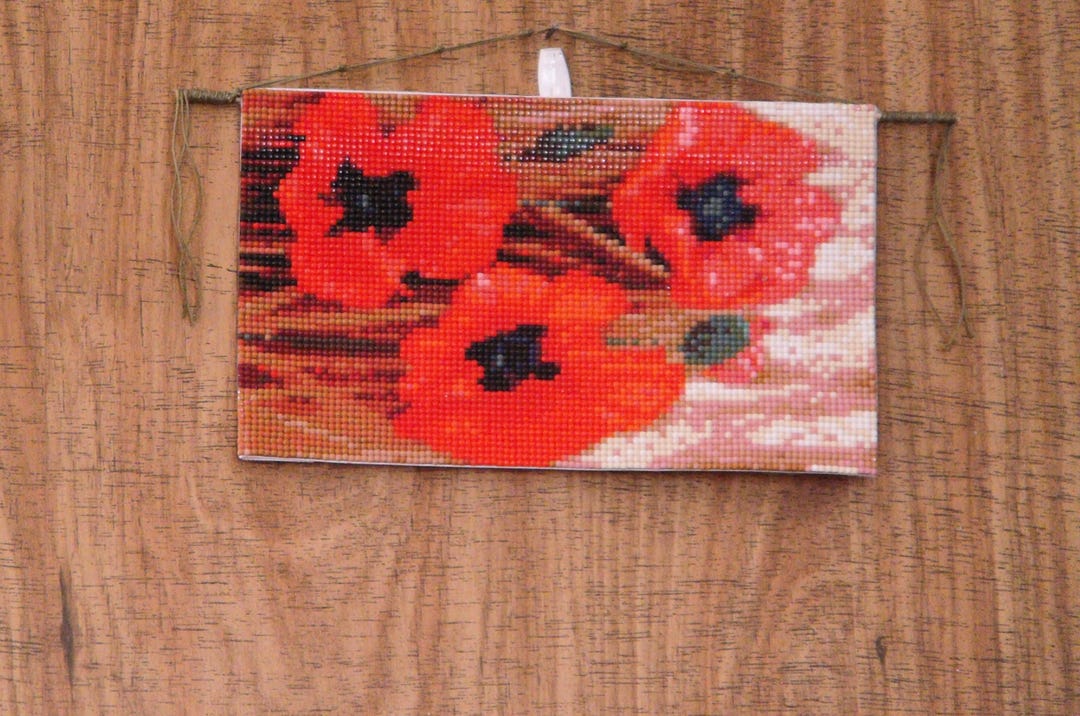 Poppies Completed Diamond Painting - Etsy