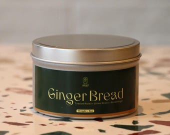 Vela de soja con aroma a pan de jengibre: Crème Brûlée, azúcar moreno - 226 g