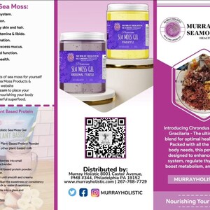 Original Purple Chondrus Crispus (Irish Moss) Sea Moss Gel | Sourced from the Northern Atlantic | Nutrient-Rich Superfood
