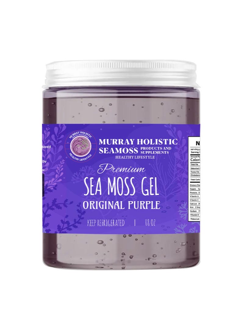 Original Purple Chondrus Crispus Sea Moss Gel | Sourced from the Northern Atlantic | Nutrient-Rich Superfood