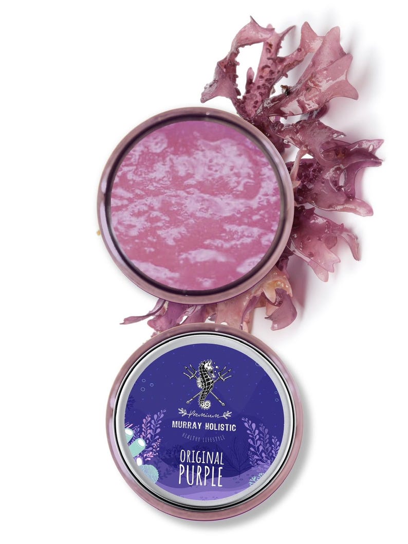 Original Purple Chondrus Crispus (Irish Moss) Sea Moss Gel | Sourced from the Northern Atlantic | Nutrient-Rich Superfood