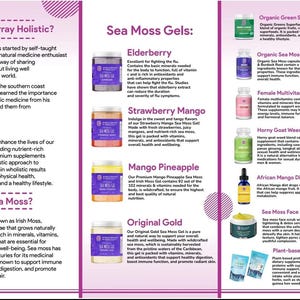 Original Purple Chondrus Crispus (Irish Moss) Sea Moss Gel | Sourced from the Northern Atlantic | Nutrient-Rich Superfood