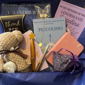 Coffret Full complet 3 livres + 1 oracle maestro le Petit Lenormand, box mystère Maestro Genesis 2.1+ 2 Piccolino+ calendrier offert