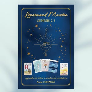 French book Petit Lenormand, Lenormand Maestro Genesis 2.1 details and vocabulary, autograph