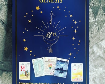 Book in French Le Petit Lenormand, Lenormand Maestro Genesis details and vocabulary, with autograph (and free bookmark)