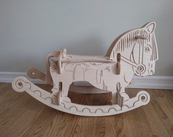 Puzzle Piece Rocking Horse