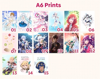 A6 size prints - Fanart & Original