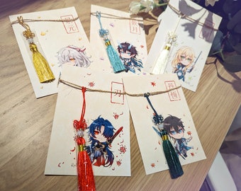 Honkai: Star Rail Chibi Lucky Charm Tassel prints
