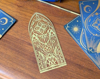 Honkai Star Rail Black Swan inspired metal bookmark