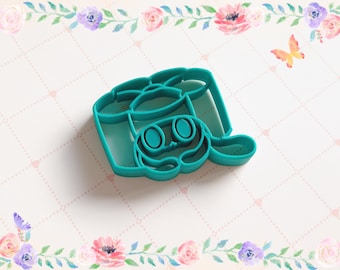 Cortador de galletas Honkai Star Rail Ruan Mei Creation Cat Cake impreso en 3D