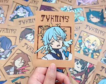 Honkai Star Rail Belobog Wanted Poster Style Mini Art Prints (gacha & choice)