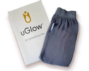 uGlow 2 in 1 Exfoliating Mitt